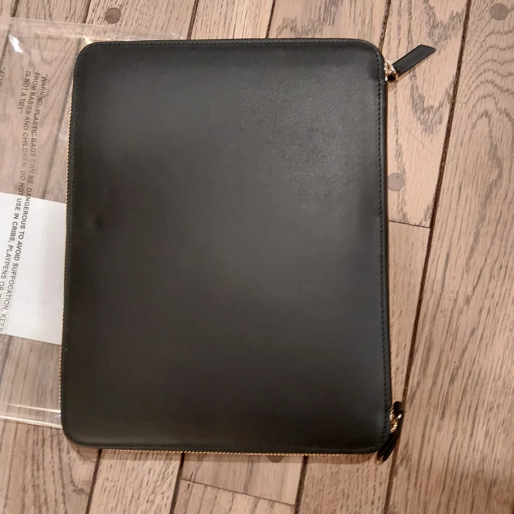 Black Leather Tablet Case